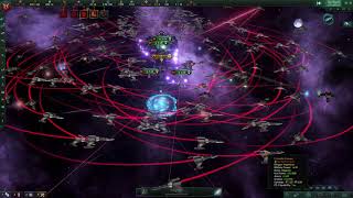 Stellaris defeating the automated dreadnought