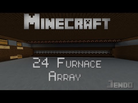 MavCast - Minecraft Automatic Furnace Room Tutorial 