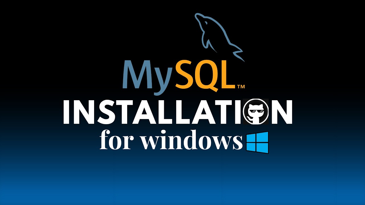 MySQL installation for windows - YouTube