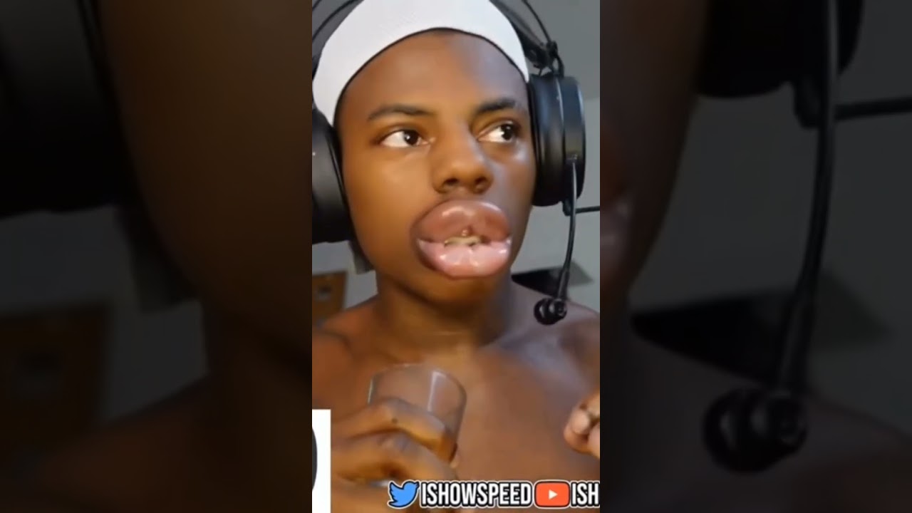 Ishowspeed lip challenge moment 😂