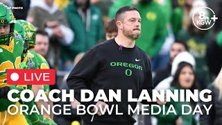 LIVE: Oregon Ducks coach Dan Lanning speaks at Orange Bowl Media Day