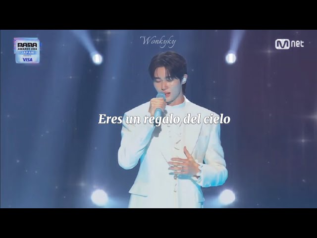 BYEON WOO SEOK -Sudden Shower - Sub Español (versión MAMA)Mnet 241123- Ost Lovely Runner #mama2024