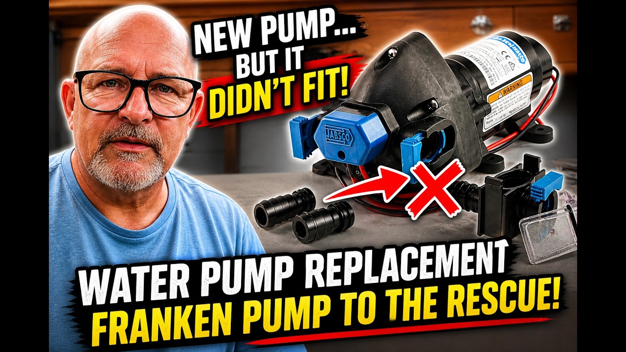 ⁣New Water Pump Didn’t Fit… So I Built a Franken Pump!
