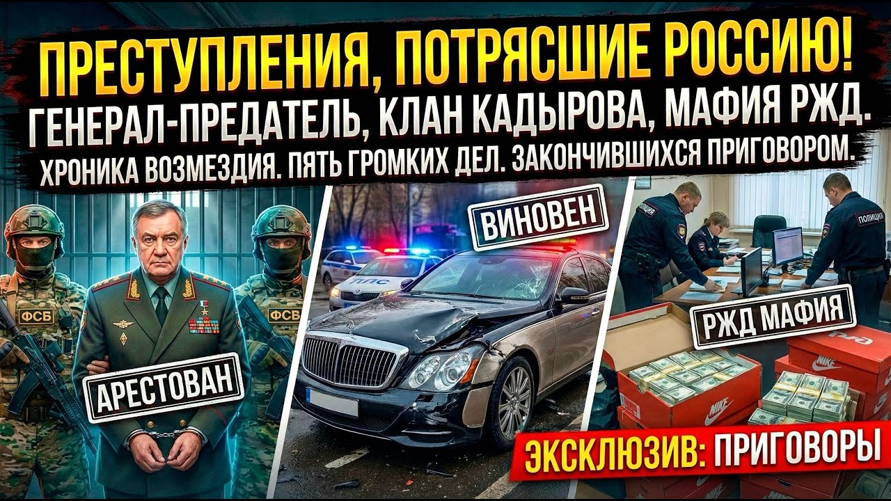 ПРЕСТУПЛЕНИЯ, КОТОРЫЕ ПОТРЯСЛИ РОССИЮ! 5 громких уголовных дел - СПЕЦВЫПУСК!