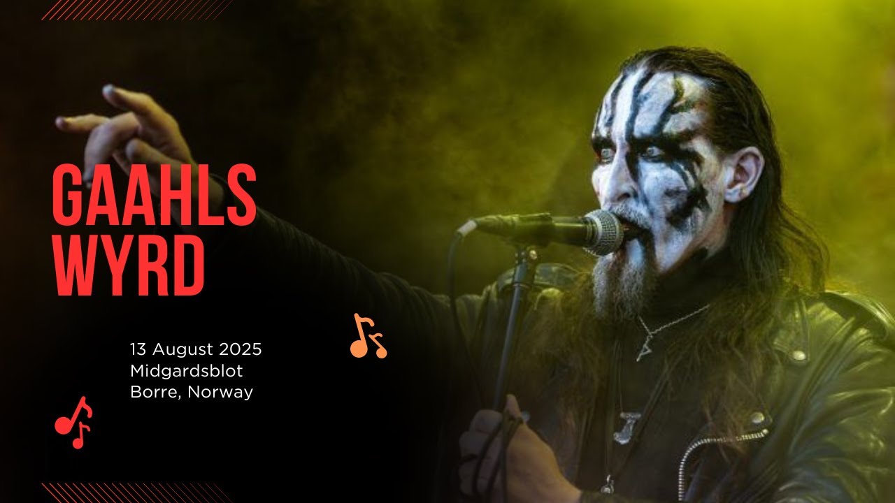Gaahls Wyrd (ex-Gorgoroth). Концерт на Midgardsblot, Норвегия. 13 августа 2025