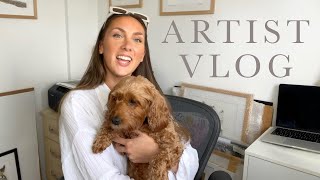 Artist Vlog - Lets Catch Up! | New Podcast, Alicante, Magazine Feature, Art Studio Behind-The-Scenes