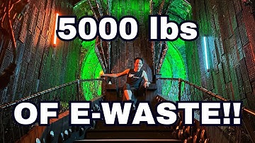 We built this out of 5000lbs of Electronic Waste #righttorepair #EwasteGen | Arcadia Earth Toronto