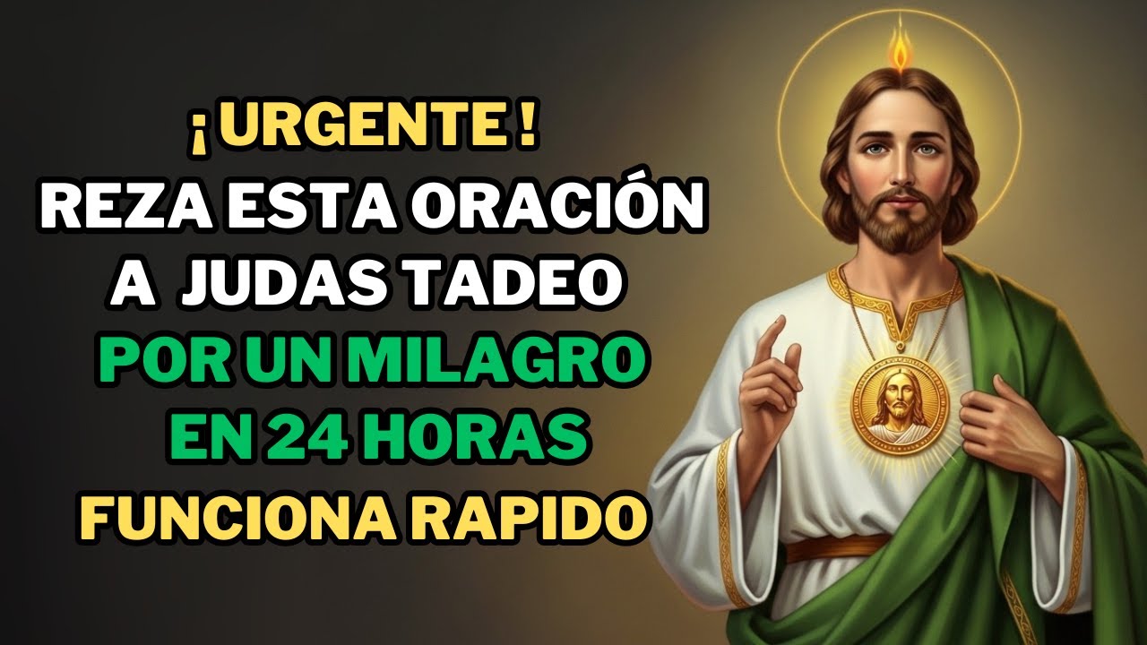 URGENTE: Reza esta oración a San Judas Tadeo AHORA MISMO por un milagro en 24 horas