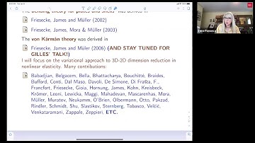 Irene Fonseca - The mathematics of thin structures