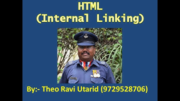 HTML(Internal Linking)