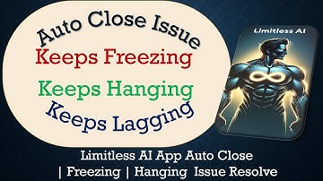 How to Solve Limitless AI App Auto Close | Keeps Freezing | Not Responding Issue Solve on Android
