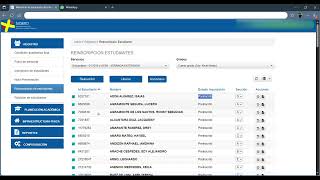 Mover Estudiantes a Salida Optativa en SIGERD