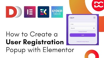 How to Create a User Registration Popup with Elementor