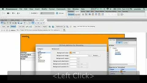 Web design tutorial Learn how to make, create, publish your first 1st webpage with Dreamweaver   YouTube