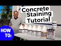 How To: Clean, Stain, and Seal Concrete