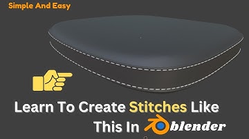 How to Create Realistic Stitches in Blender