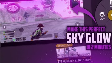 HOW TO ADD SKY GLOW EFFECT ON PUBG MOBILE MONTAGES IN KINEMASTER !