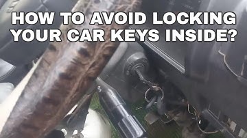 HOW TO AVOID LOCKING YOUR CAR KEYS INSIDE #car #keys #locked #tips