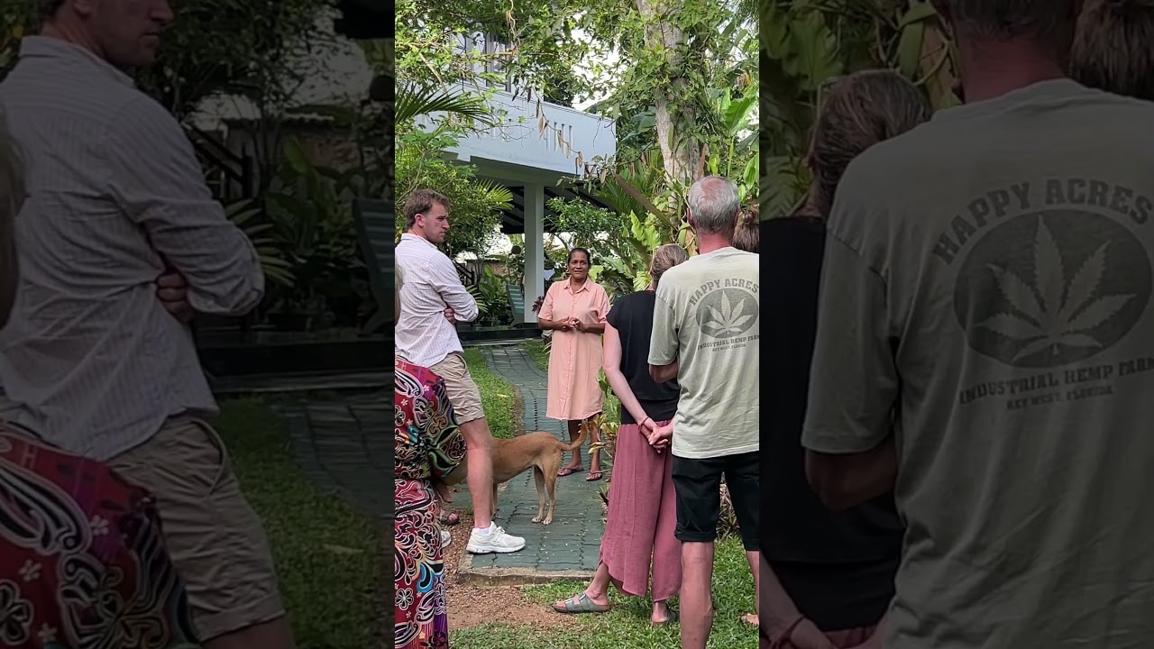 Chintha's cooking lesson + spice herbal garden 🌿 