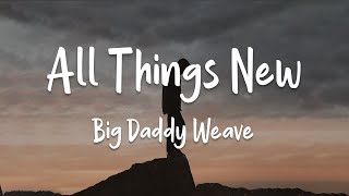 Big Daddy Weave - All Things New (lyrics)  | 1 Hour