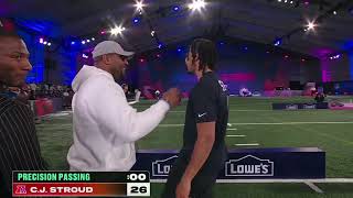 C.J. Stroud in his first Pro Bowl gets 26 points in Precision passing at the Orlando Pro Bowl Games