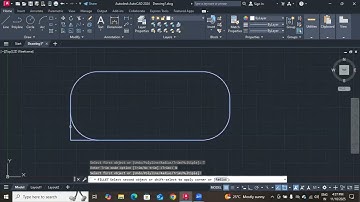 Fillet, Chamfer, Offset, Blend Curves in AutoCAD