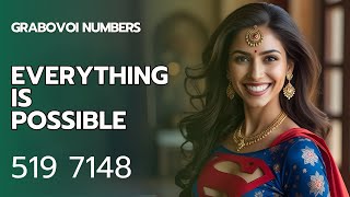 Everything is Possible - 519 7148 - Grabovoi Numbers - Numerical sequences.