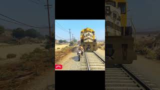 They said it was unstoppable... They were WRONG 😈🚆 #gta5 #gta #gta5stunts #gaming #trainchallenge