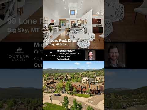 99 Lone Peak Drive, Big Sky, MT home video tour