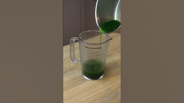 How to do an easy Light vegetal foam, you can make this recipe with any liquid