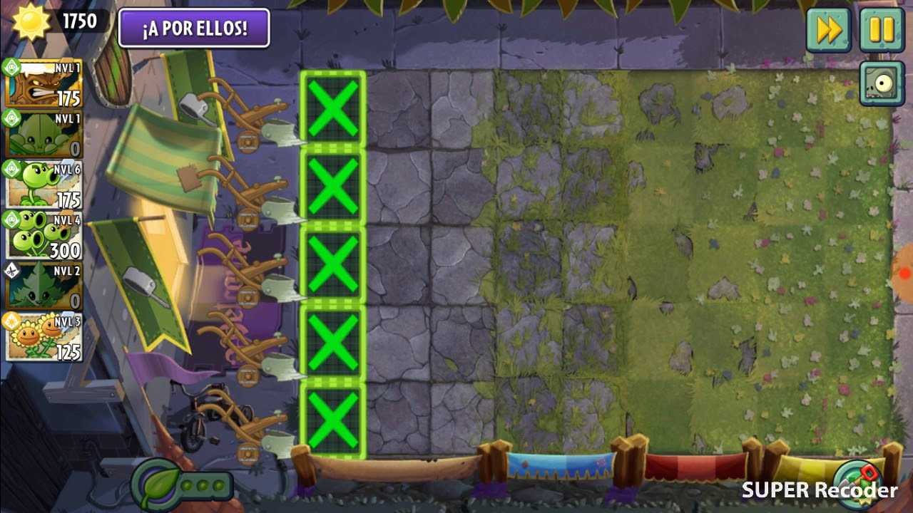 Mi equipo en la arena plantas vs zombies 2 - YouTube
