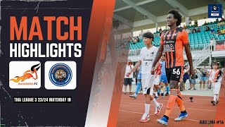 Bangkok FC x Samutsakhon City Highlights Dudu Lima Thai League 3 23 24