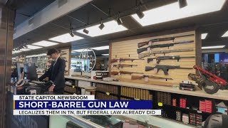 Short-barrel gun law