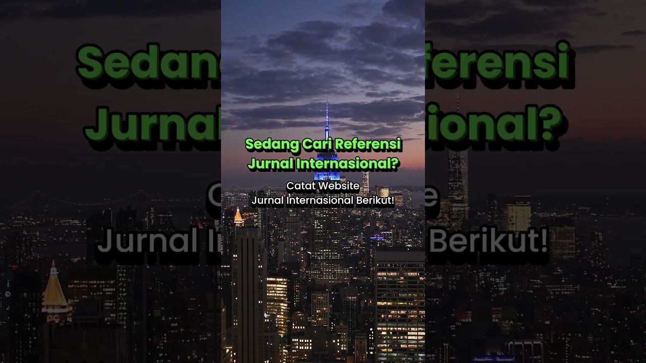 Website Referensi Jurnal Internasional 