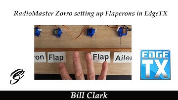 RadioMaster Zorro setting up Flaperons in EdgeTX