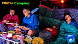 Winter Night Group Camping In Uttarakhand | Camping In India | Unknown Dreamer