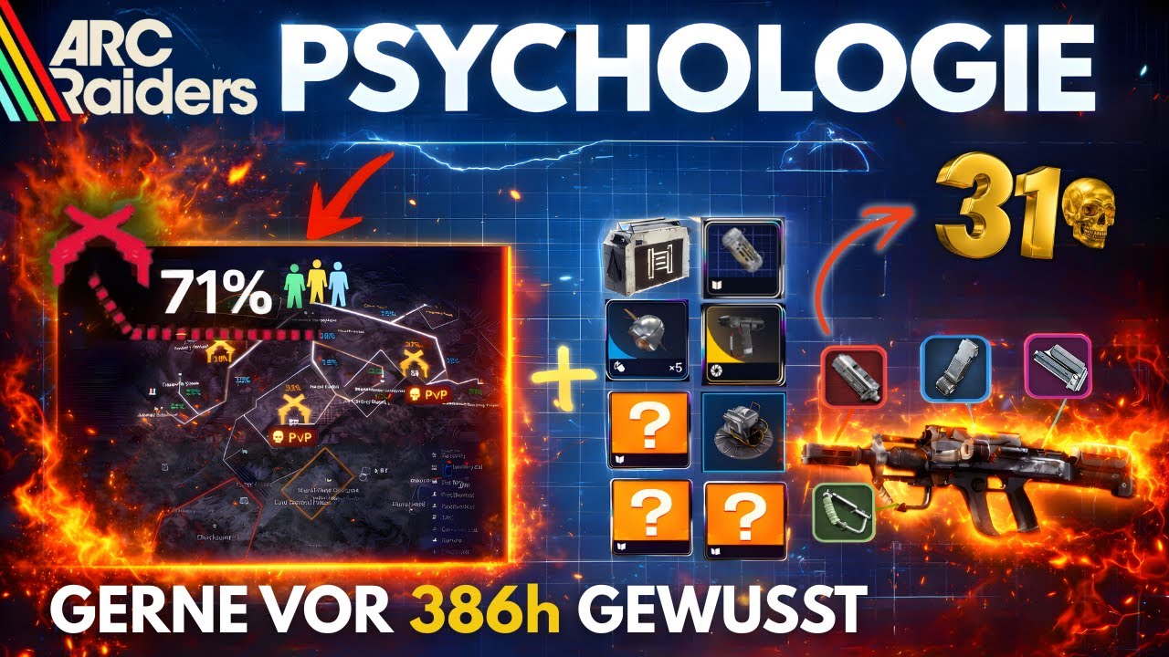 Arc Raiders Deutsch: Versteckte Psychologie Tipps, die sich unfair anfühlen (386h Spielzeit)