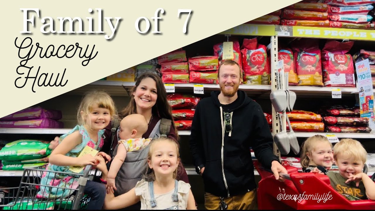 Grocery Haul: Big Family of 7 