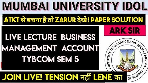 2024 Cash Flow As3 UNIVERSITY paper solution Business Management 2 Tybcom sem5 ark sir Idol exam