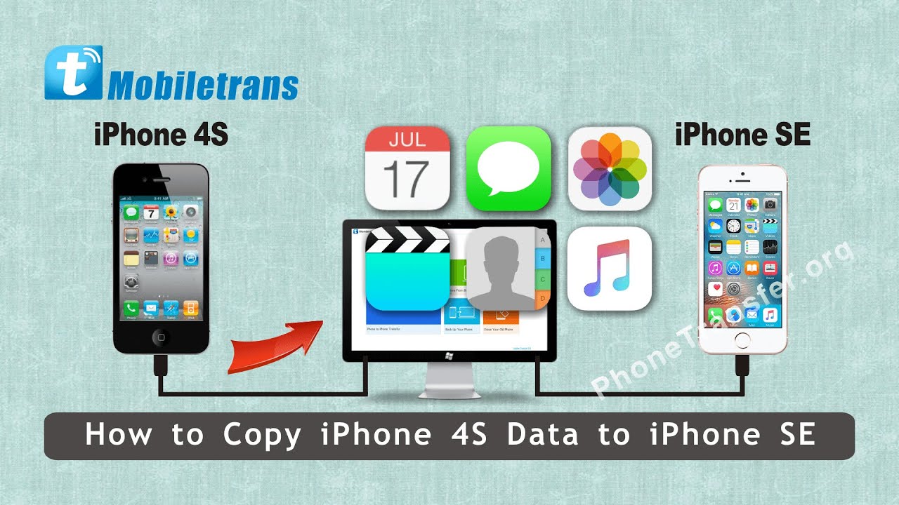 How To Copy IPhone 4S Data To IPhone SE Sync IPhone 4S With SE Easily