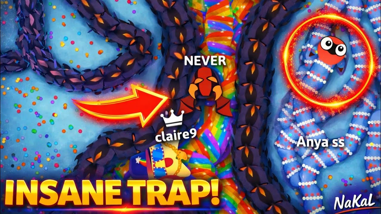 Snake.io 🐍 INSANE TRAP ESCAPE! 10,000+ Score Epic Moments 🐍