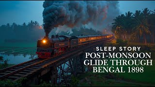 East Indian Railway Sleep Story | Post-Monsoon Glide Through Bengal (1898) | Relaxing Bedtime ASMR screenshot 5