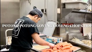 HIBACHI EXPRESS DAILY-PREPPING INSIDE KITCHEN #restaurant #hibachi