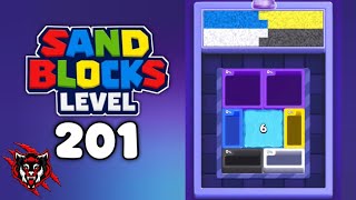 Sand Blocks Drop Puzzle Level 201 Game Walkthrough