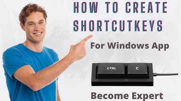 How To create custom keyboard shortcuts for window apps.#digitalmkm