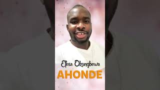 EFOSA OKUNGBOWA (ADURO) - AHONDE [LATEST BENIN MUSIC]