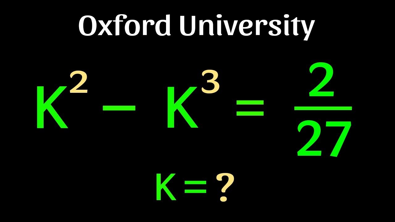 Can You Pass Oxford University Admission Interview ?