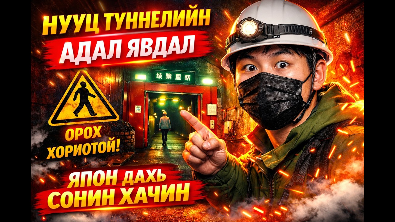 ЯПОНЫ ХҮН НЭВТРЭХ ХОРИОТОЙ ТУННЕЛЬ-ын хэсгүүдтэй танилцья.