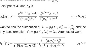 Transformation technique for bivariate discrete random variables -- Example 1