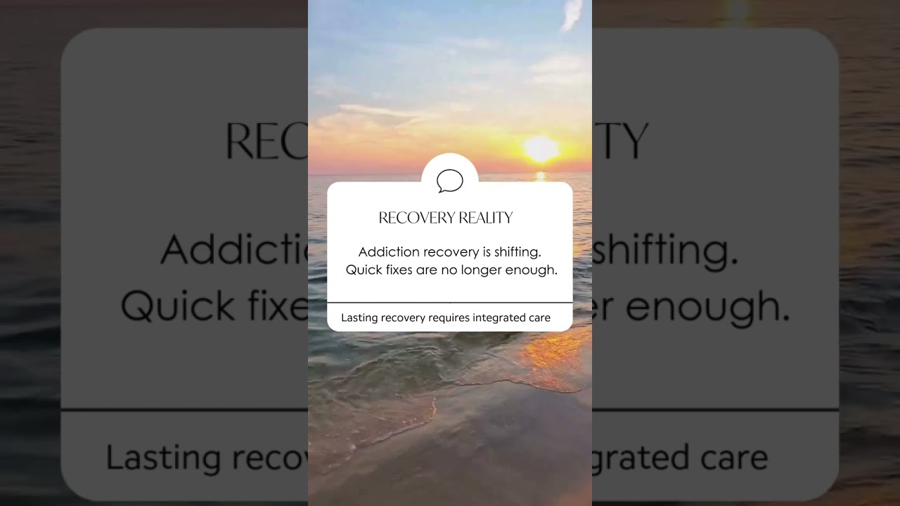 Addiction recovery is shifting, and quick fixes are no longer enough.